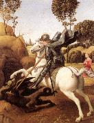 Aragon jose Rafael St. Goran and the Dragon china oil painting artist